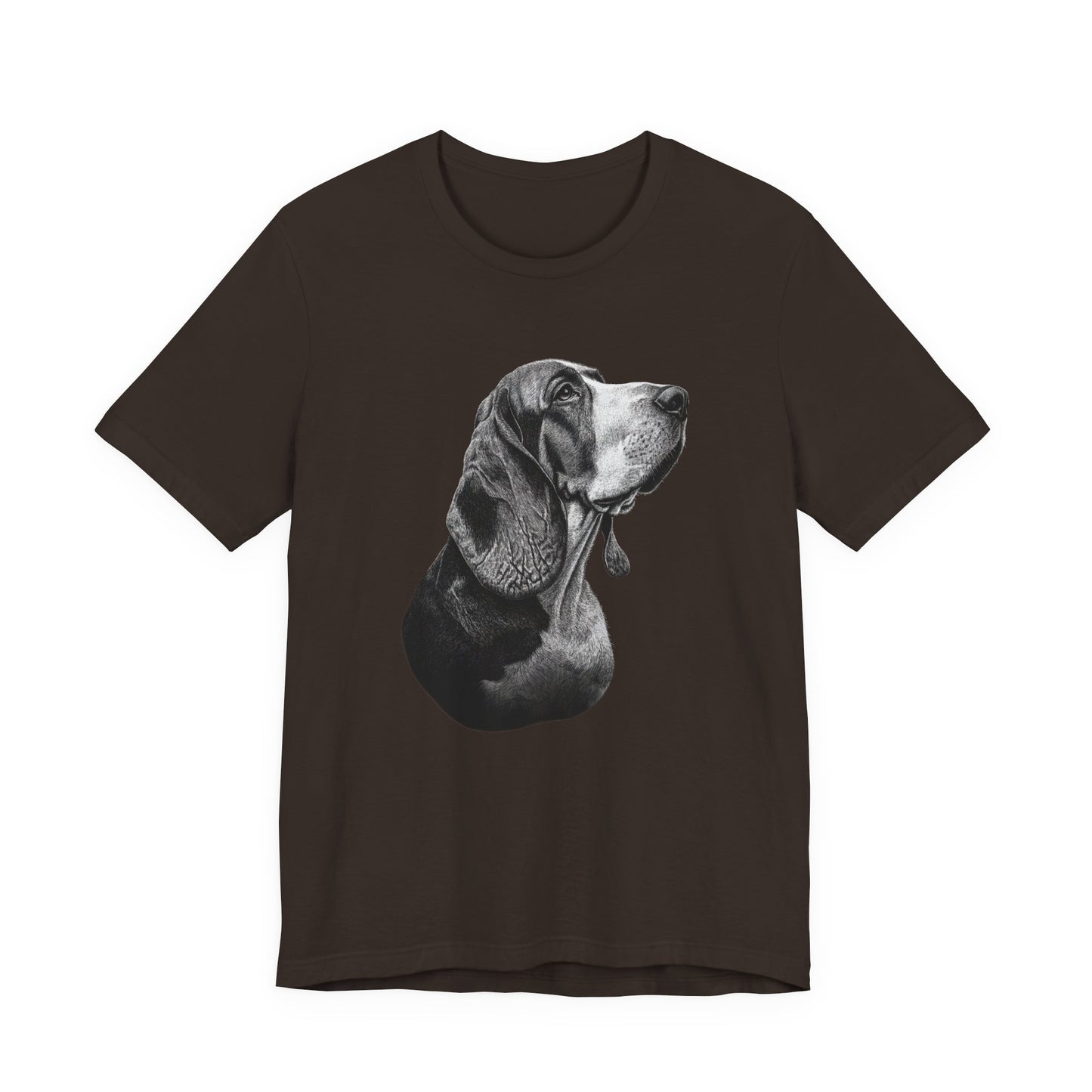 Basset Hound "Noir & Blanc" T-shirt