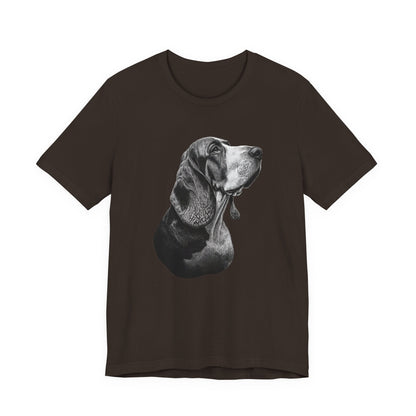 Basset Hound "Noir & Blanc" T-shirt
