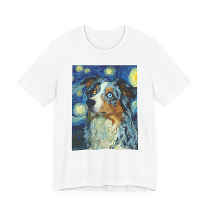Australian Shepherd "Starry Night" T-shirt