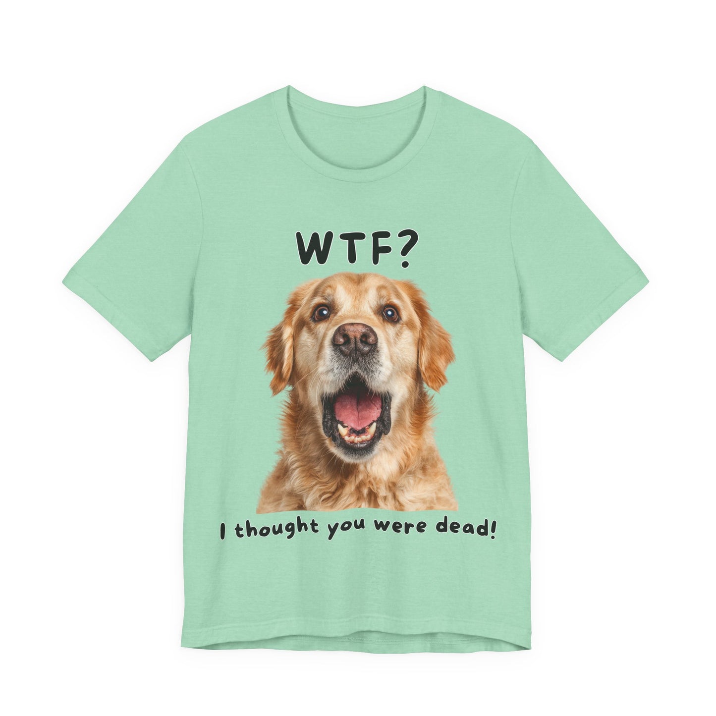 Golden Retriever "WTF?" T-shirt