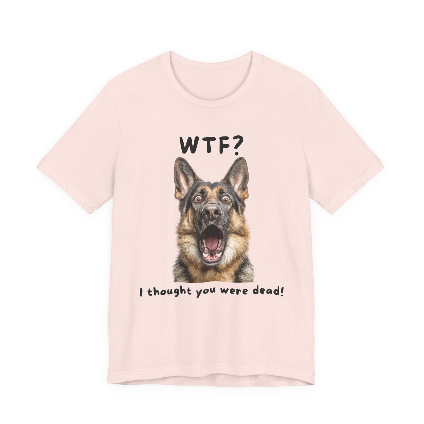 German Shepherd "WTF?" T-shirt