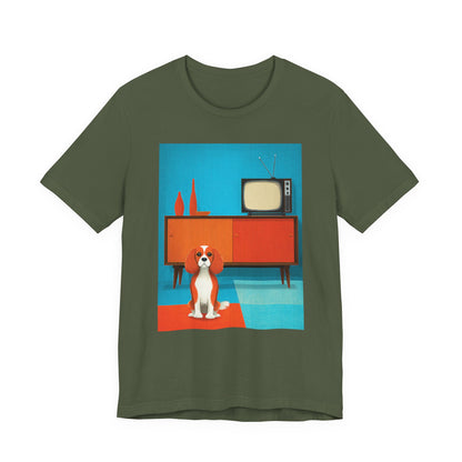 Cavalier King Charles Spaniel "Mid-Century Doggo" T-shirt