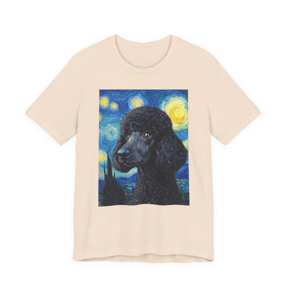 French Poodle "Starry Night" T-shirt