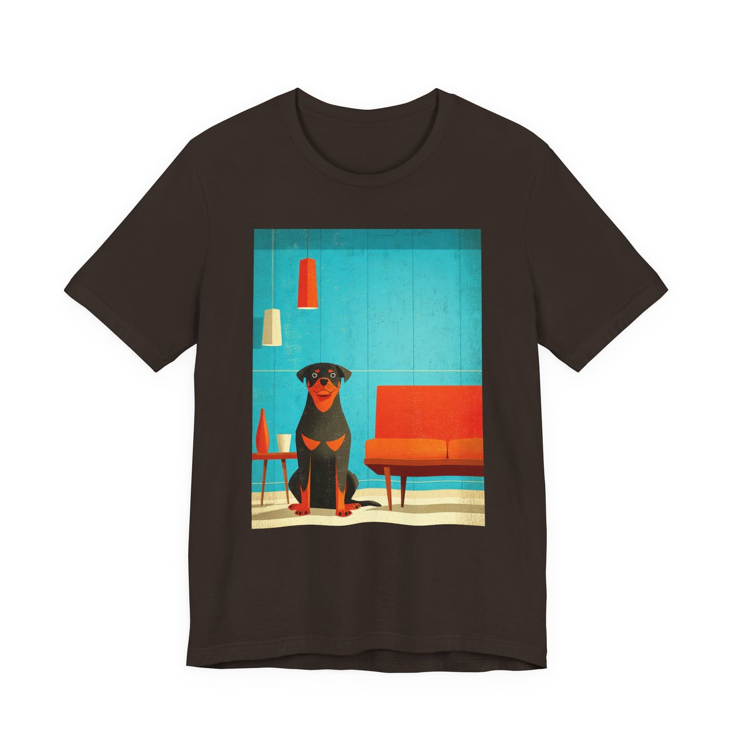 Rottweiler "Mid-Century Doggo" T-shirt