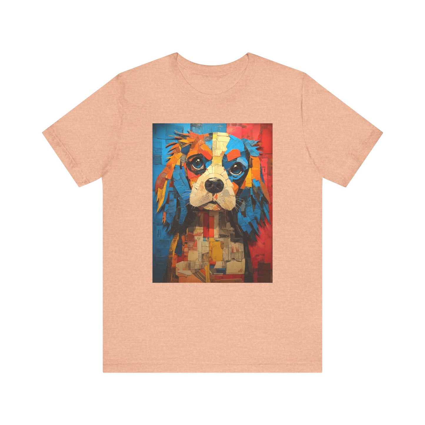 Cavalier King Charles Spaniel "Mosaic Mutt" T-shirt