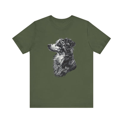 Australian Shepherd "Noir & Blanc" T-shirt