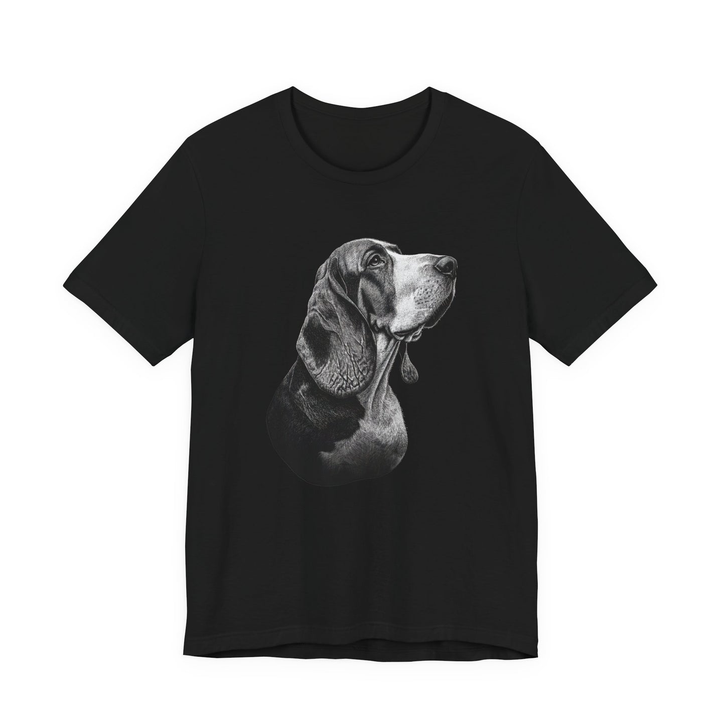 Basset Hound "Noir & Blanc" T-shirt