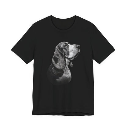 Basset Hound "Noir & Blanc" T-shirt