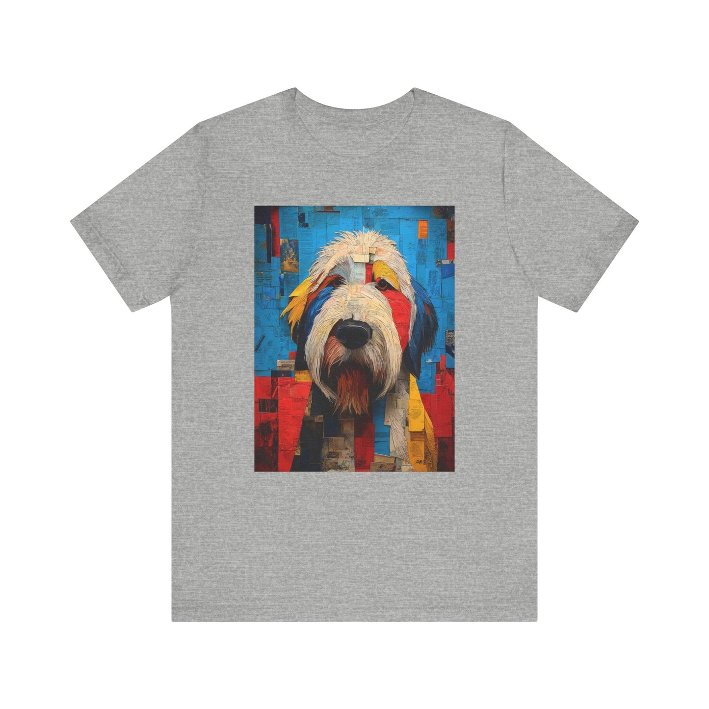 English Sheepdog "Mosaic Mutt" T-shirt