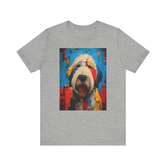 English Sheepdog "Mosaic Mutt" T-shirt