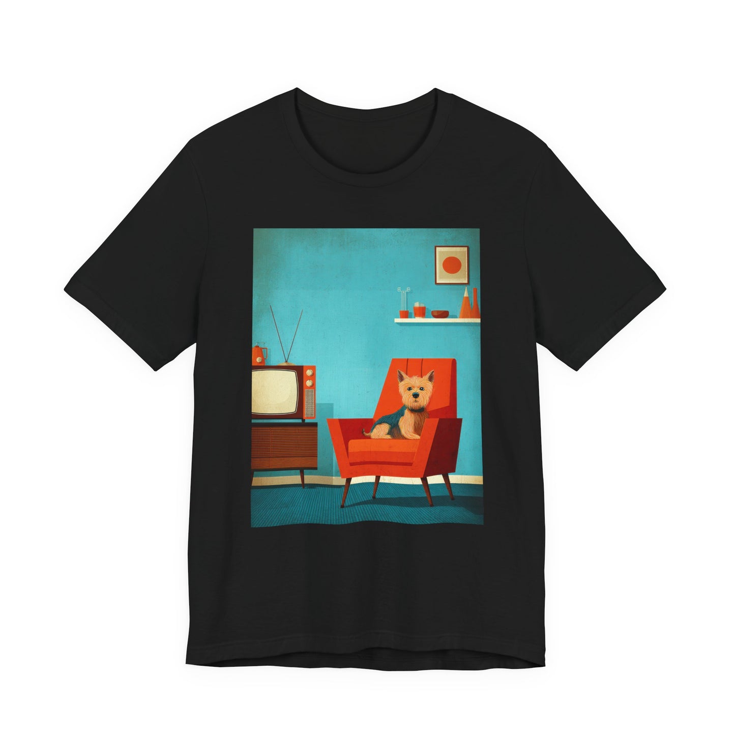 Yorkshire Terrier "Mid-Century Doggo" T-shirt