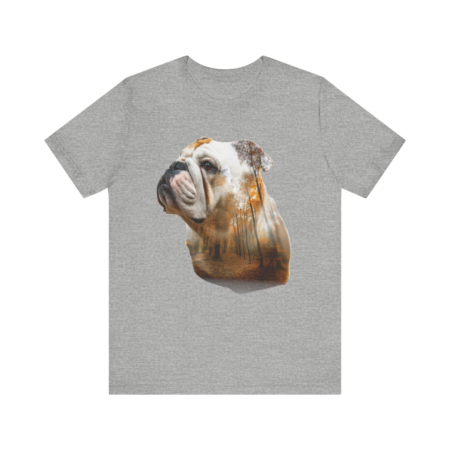 English Bulldog "Forest Minded" T-shirt