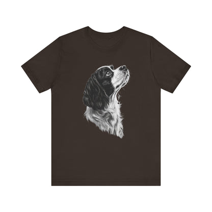 Cavalier King Charles Spaniel "Noir & Blanc" T-shirt