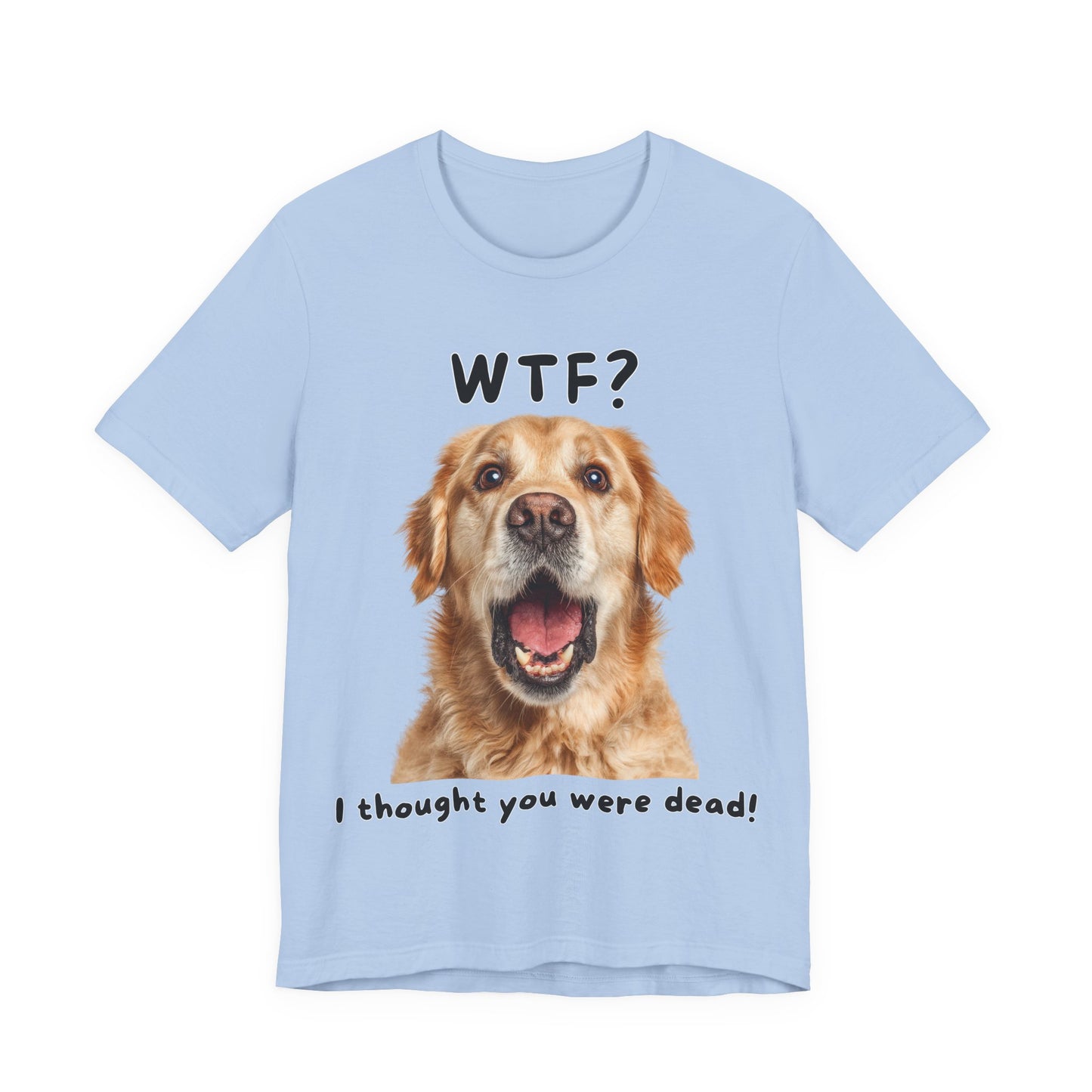 Golden Retriever "WTF?" T-shirt