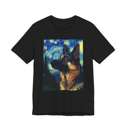 German Shepherd "Starry Night" T-shirt