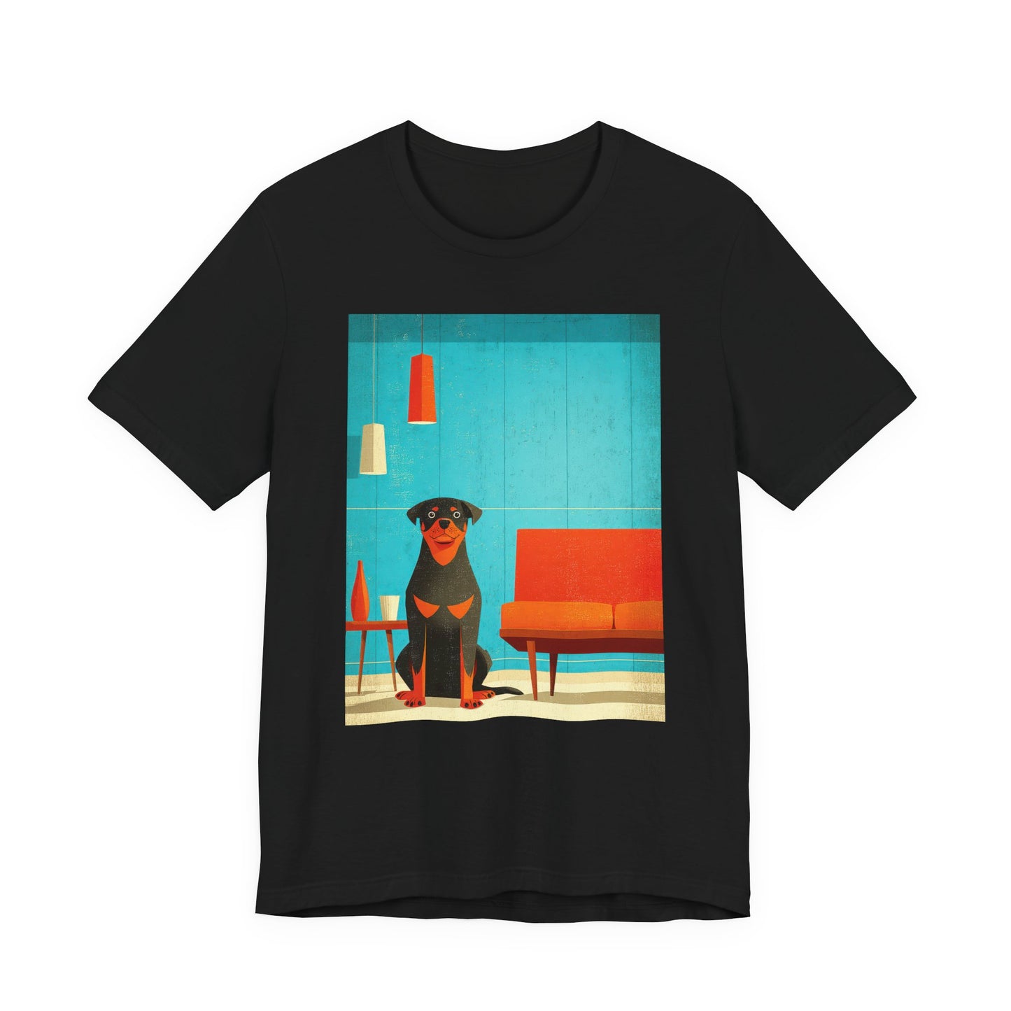 Rottweiler "Mid-Century Doggo" T-shirt