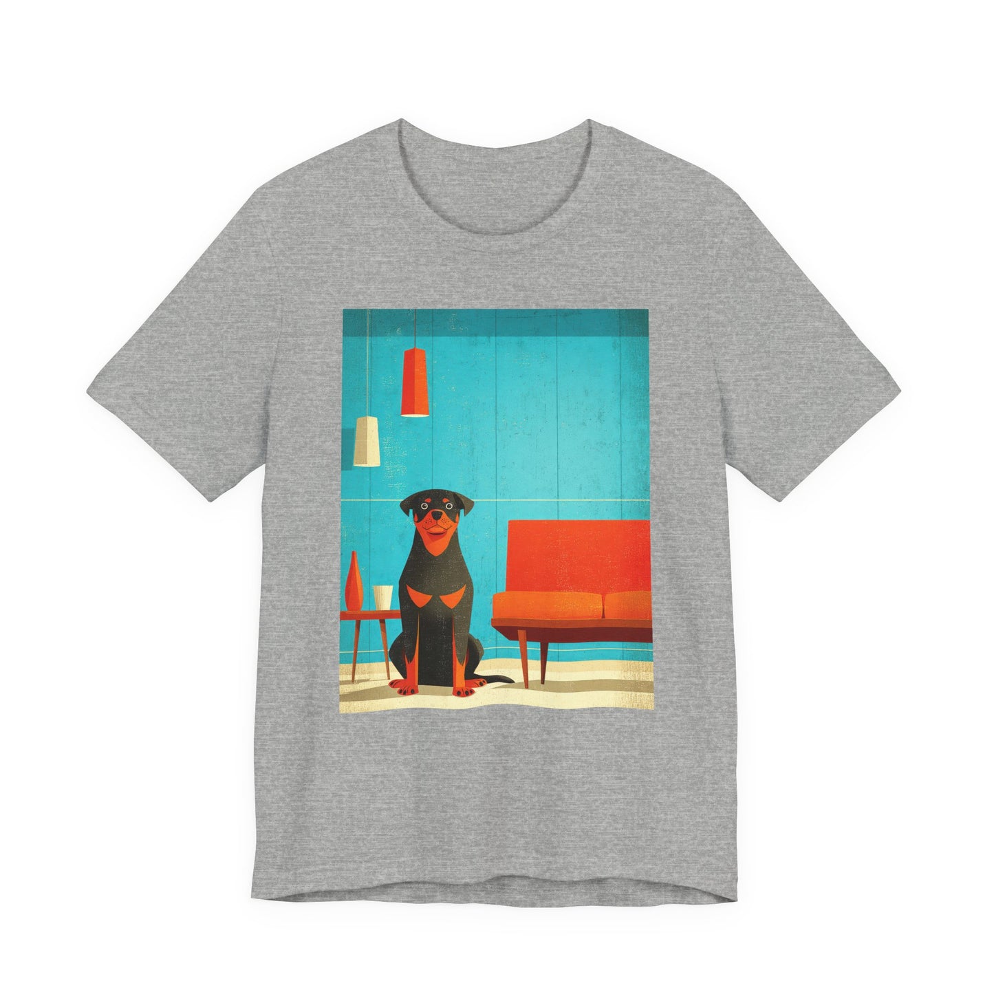 Rottweiler "Mid-Century Doggo" T-shirt