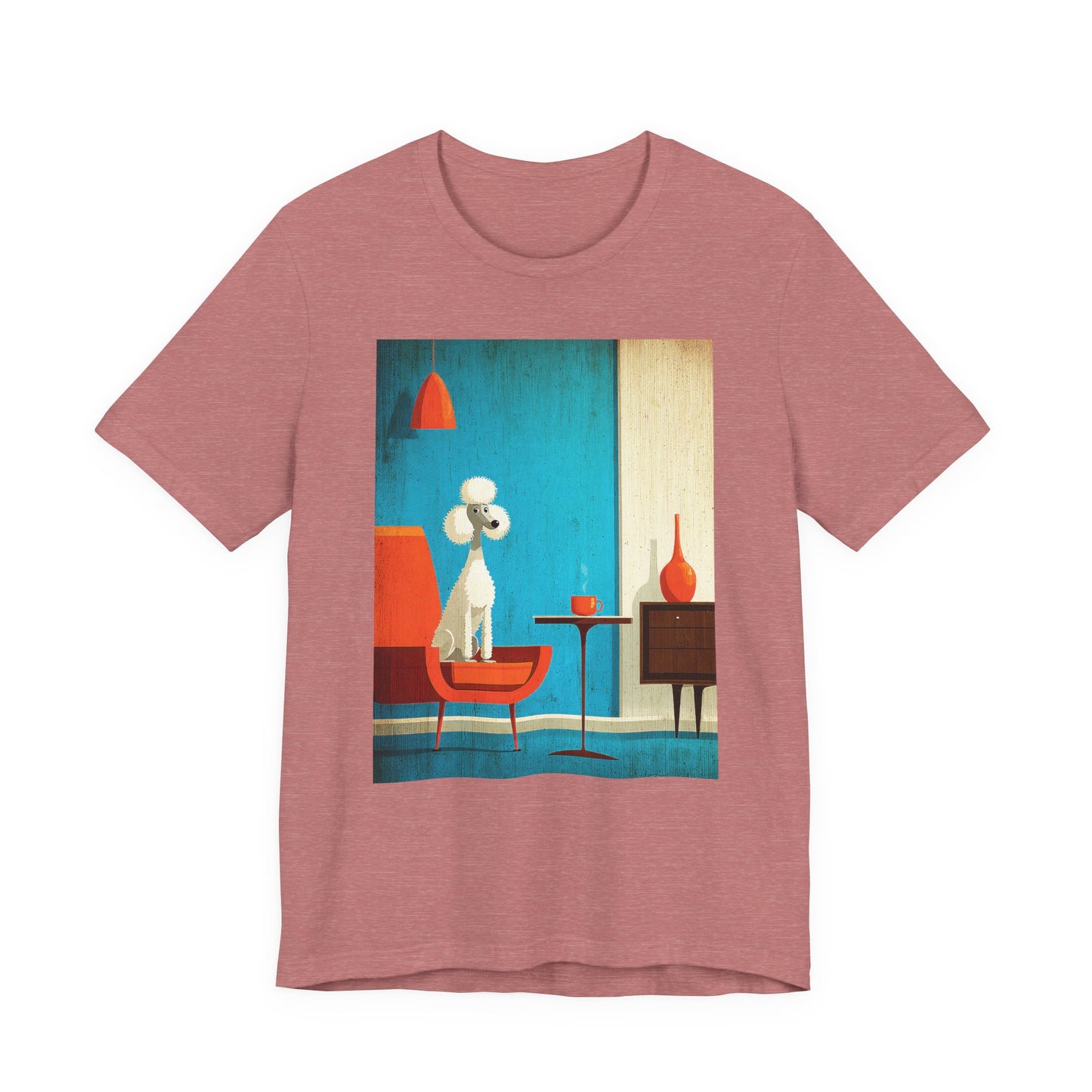 French Poodle "Mid-Century Doggo" T-shirt
