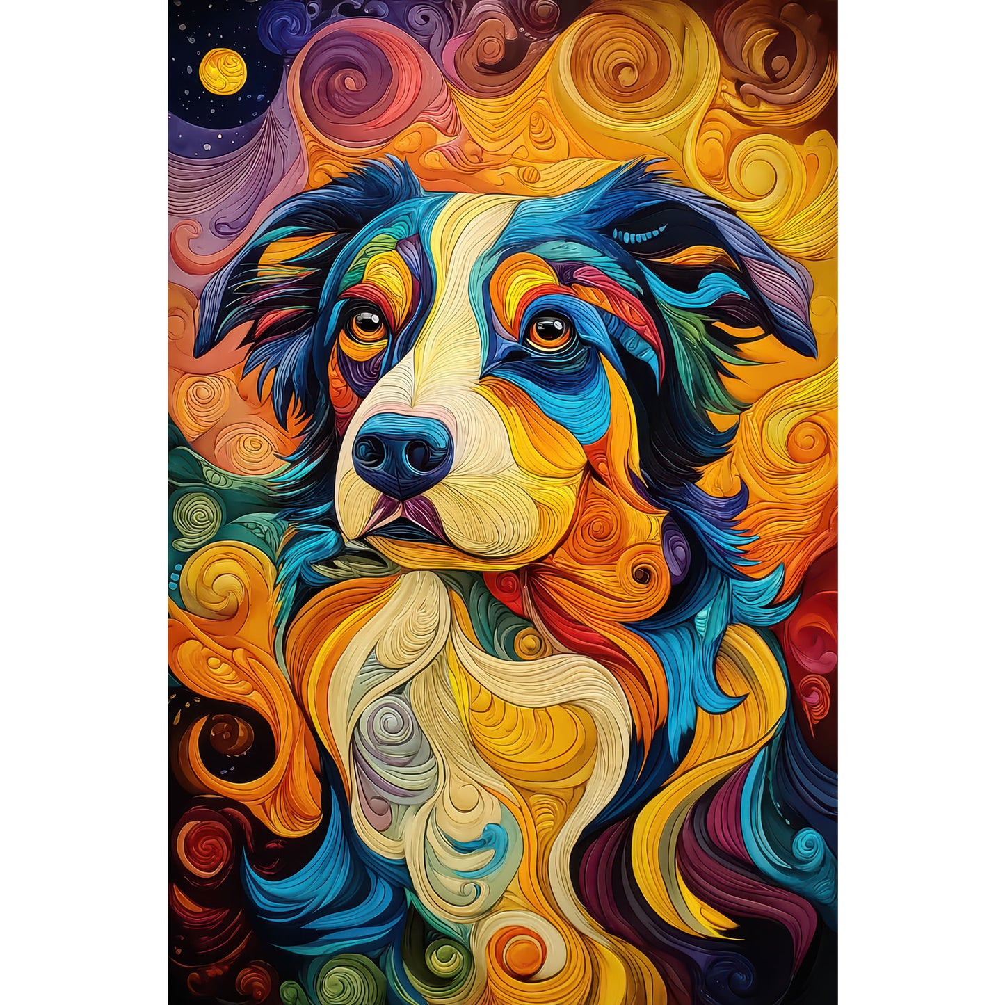 Australian Shepherd "Cosmic Canine" T-shirt