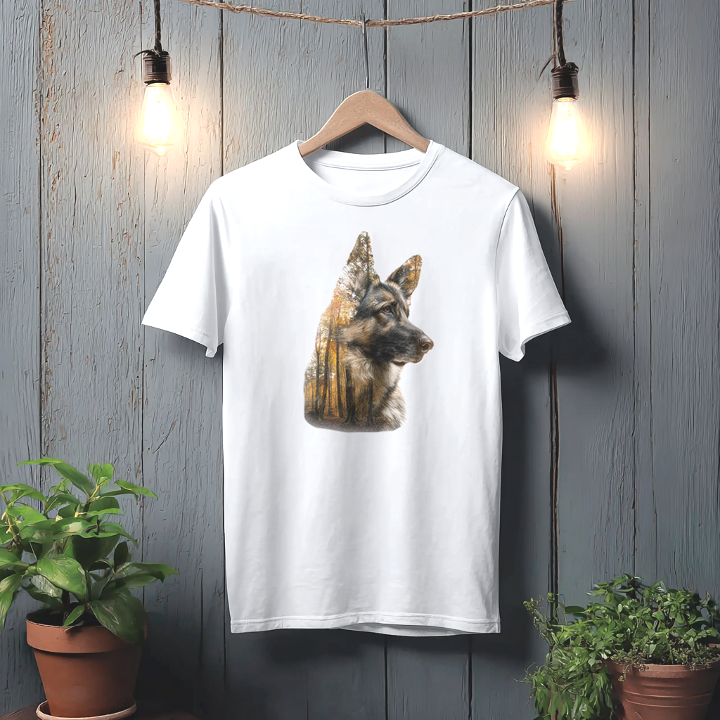 German Shepherd "Forest Minded" T-shirt