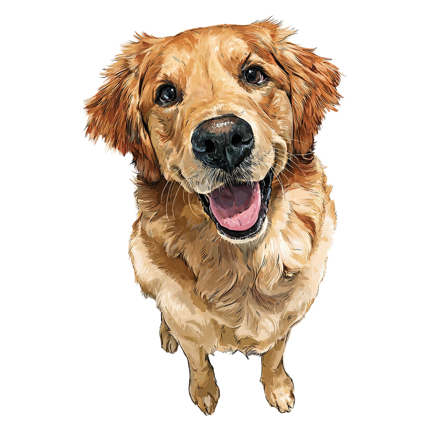 Golden Retriever "Good Dog" T-shirt