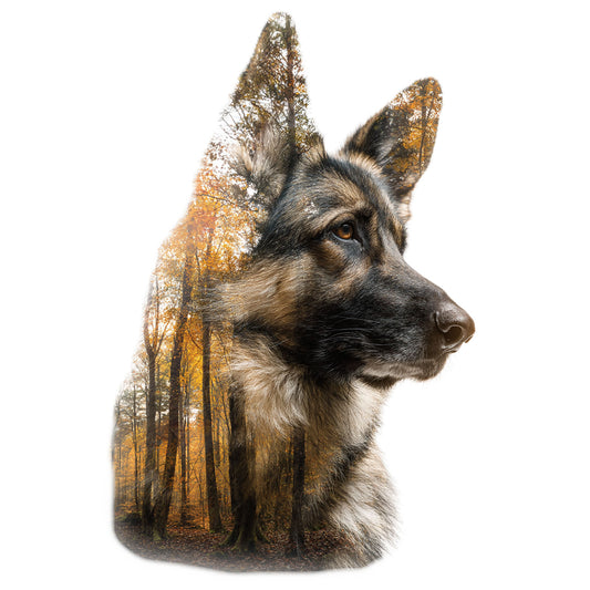 German Shepherd "Forest Minded" T-shirt