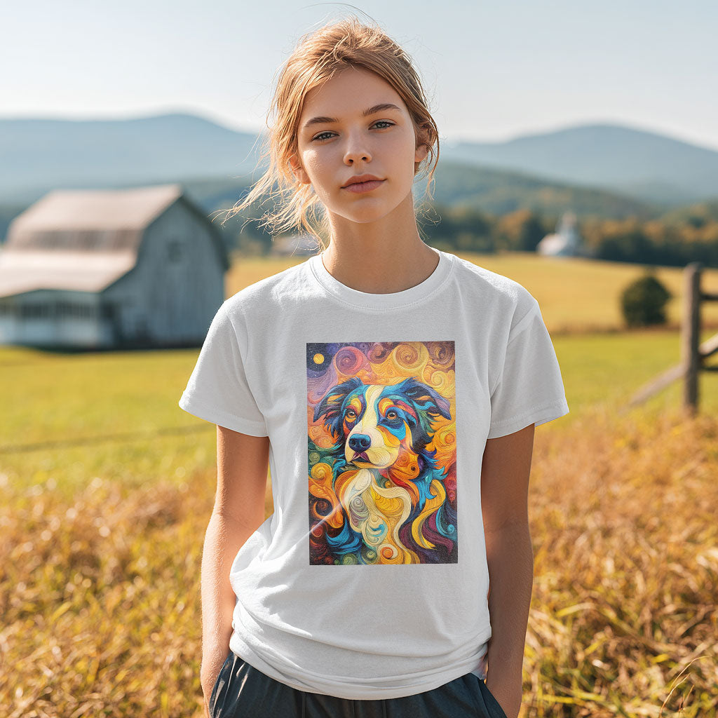 Australian Shepherd "Cosmic Canine" T-shirt