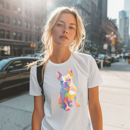 French Bulldog "Colorful Canine" T-shirt