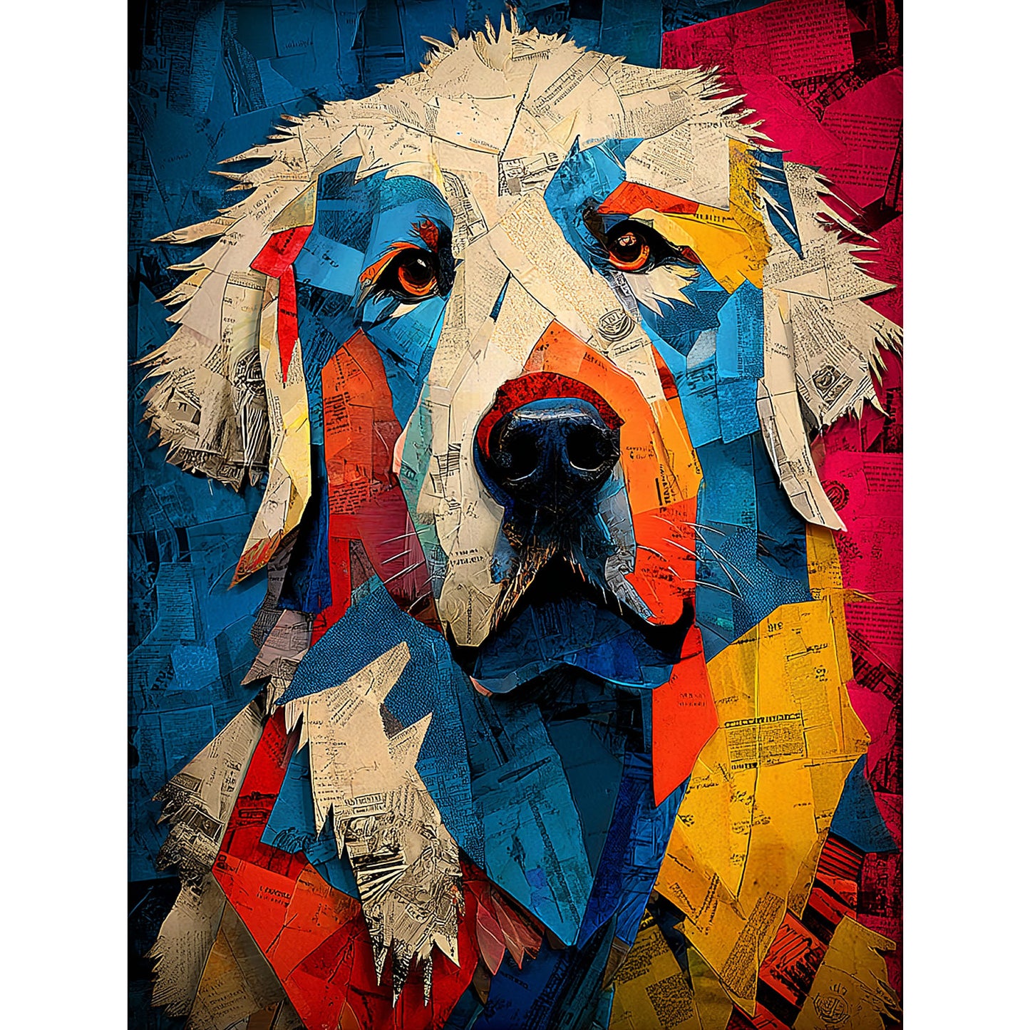 Great Pyrenees "Mosaic Mutt" T-shirt
