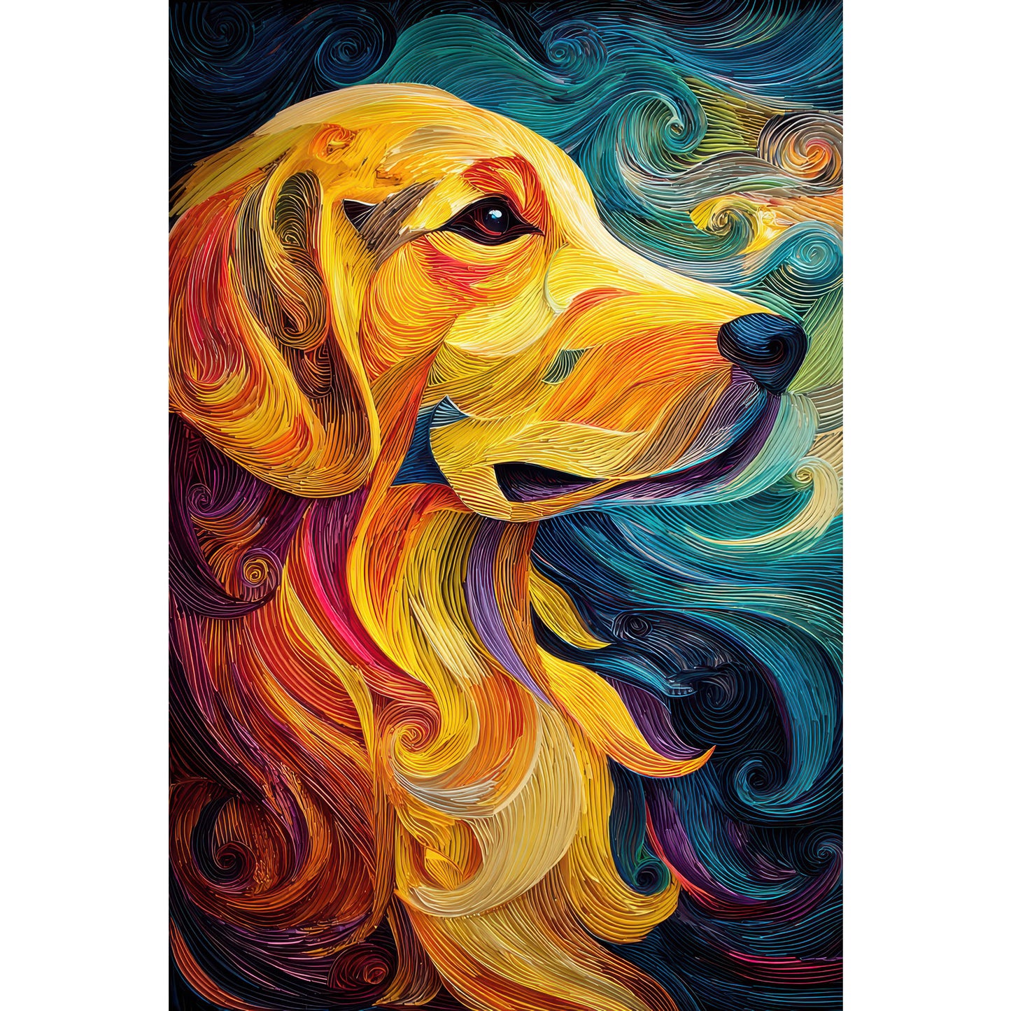 Golden Retriever "Cosmic Canine" T-shirt