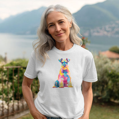 Giant Schnauzer "Colorful Canine" T-shirt