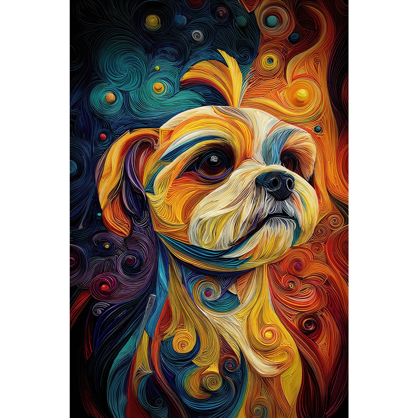 Shih Tzu "Cosmic Canine" T-shirt