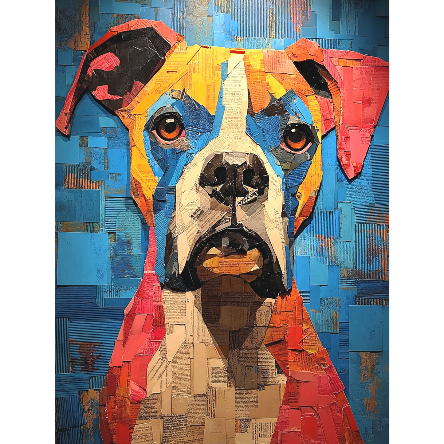 Boxer "Mosaic Mutt" T-shirt