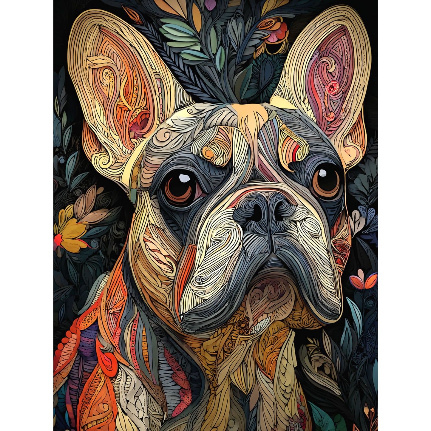 French Bulldog "Cloisonne" T-shirt