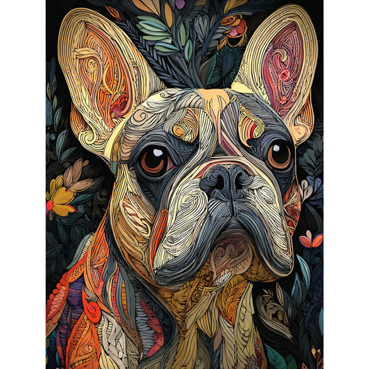 French Bulldog "Cloisonne" T-shirt