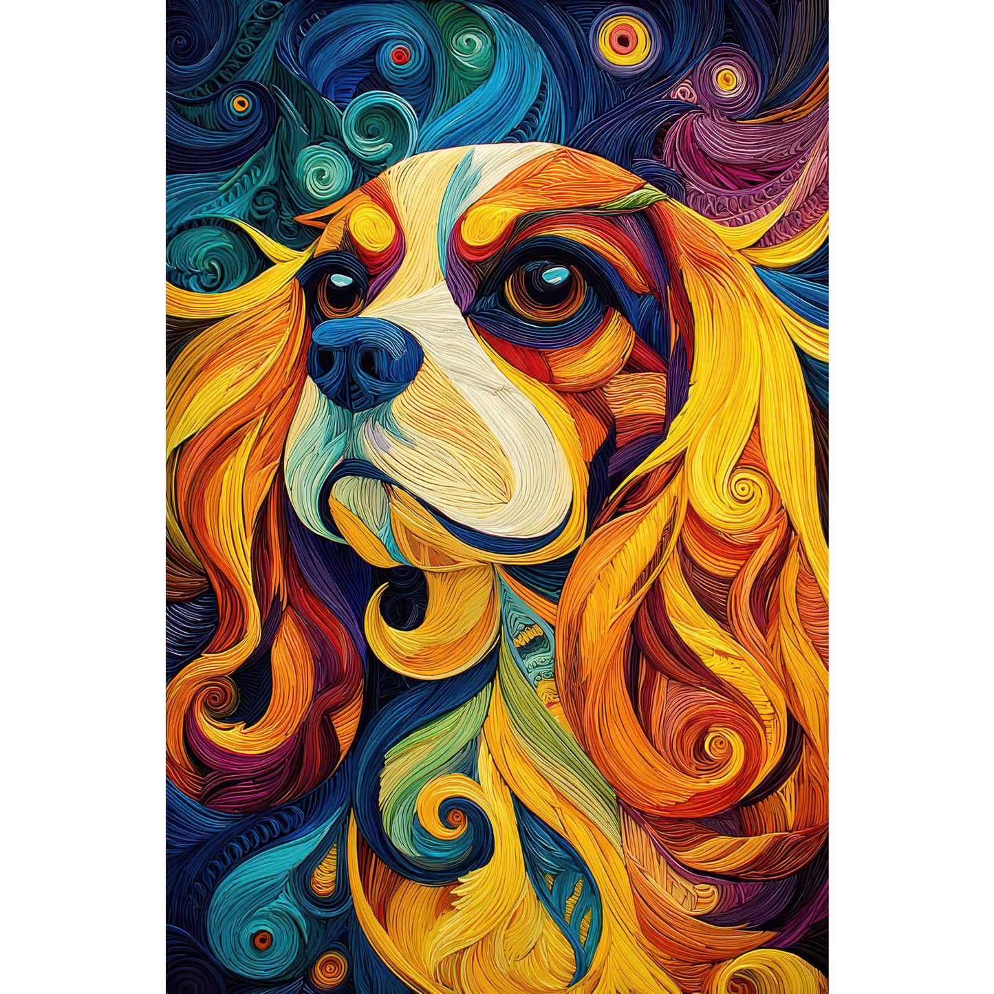 Cavalier King Charles Spaniel "Cosmic Canine" T-shirt