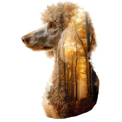 French Poodle "Forest Minded" T-shirt