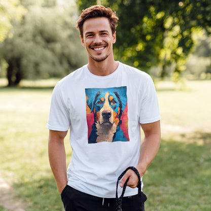 Bernese Mountain Dog "Mosaic Mutt" T-shirt
