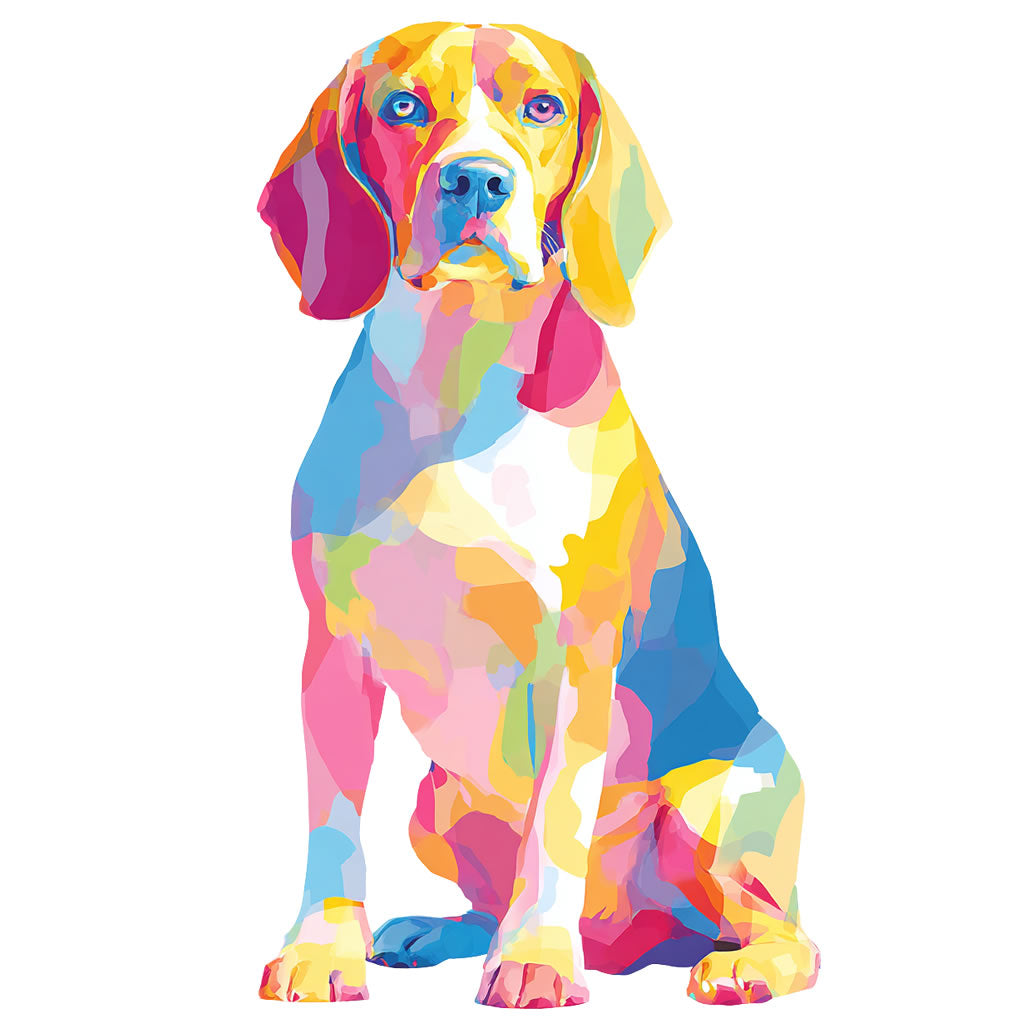 Beagle "Colorful Canine" T-shirt