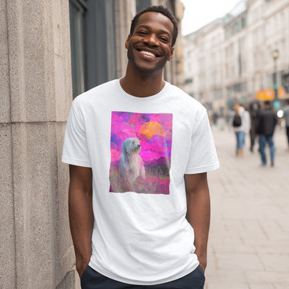 Coton de Tulear "Magenta Sky" T-shirt