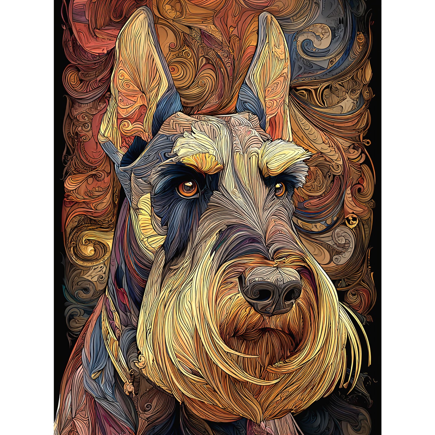 Giant Schnauzer "Cloisonne" T-shirt