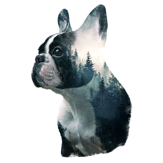 French Bulldog "Forest Minded" T-shirt