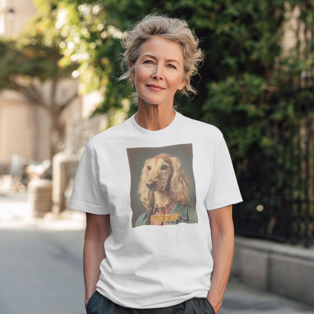 Afghan Hound "Class of 1976" T-shirt