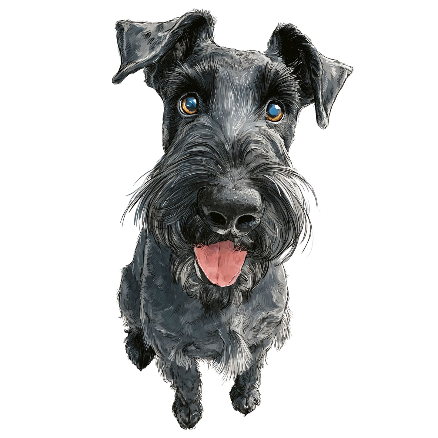 Giant Schnauzer "Good Dog" T-shirt