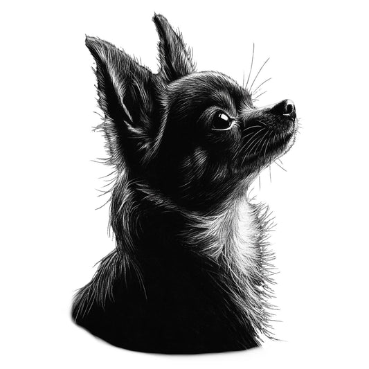 Chihuahua "Noir & Blanc" T-shirt
