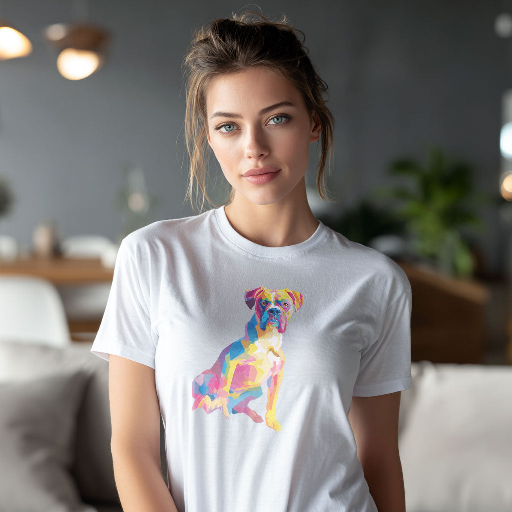 Boxer "Colorful Canine" T-shirt