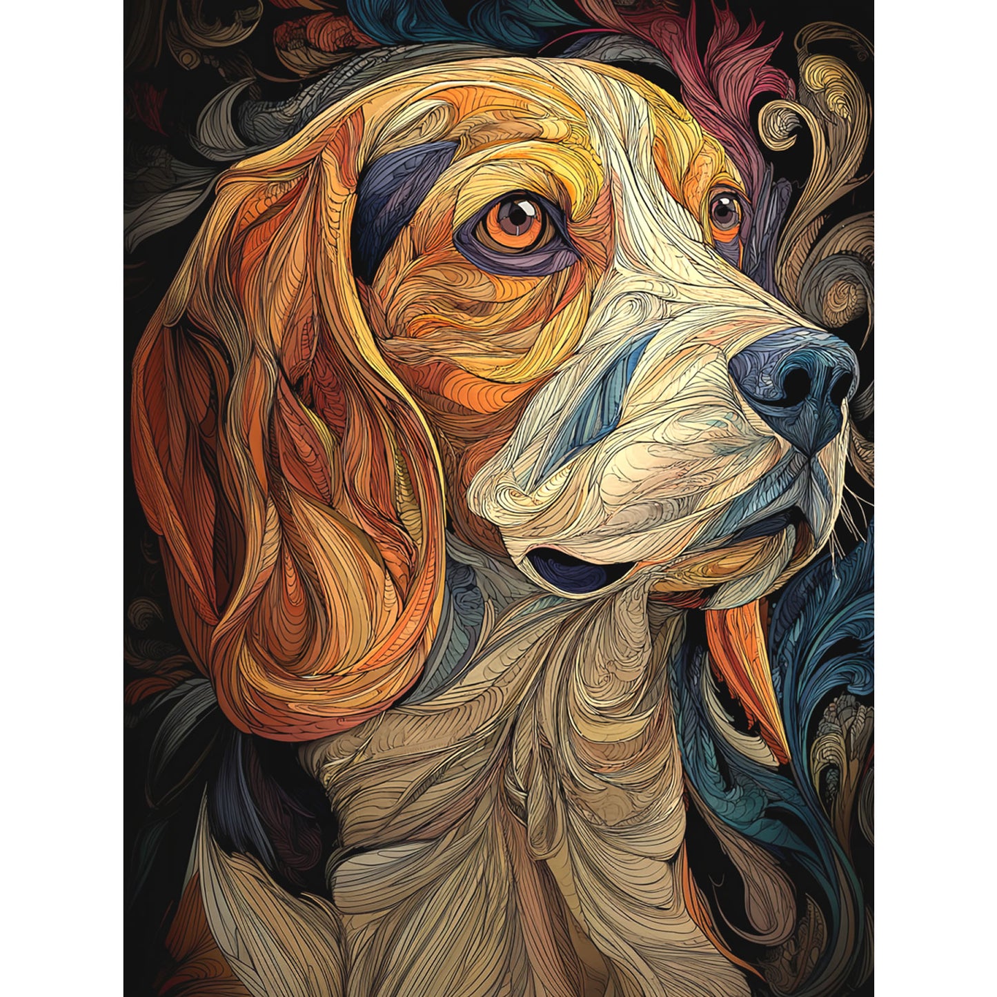 Beagle "Cloisonne" T-shirt