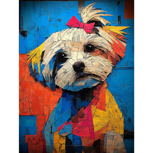 Maltese "Mosaic Mutt" T-shirt