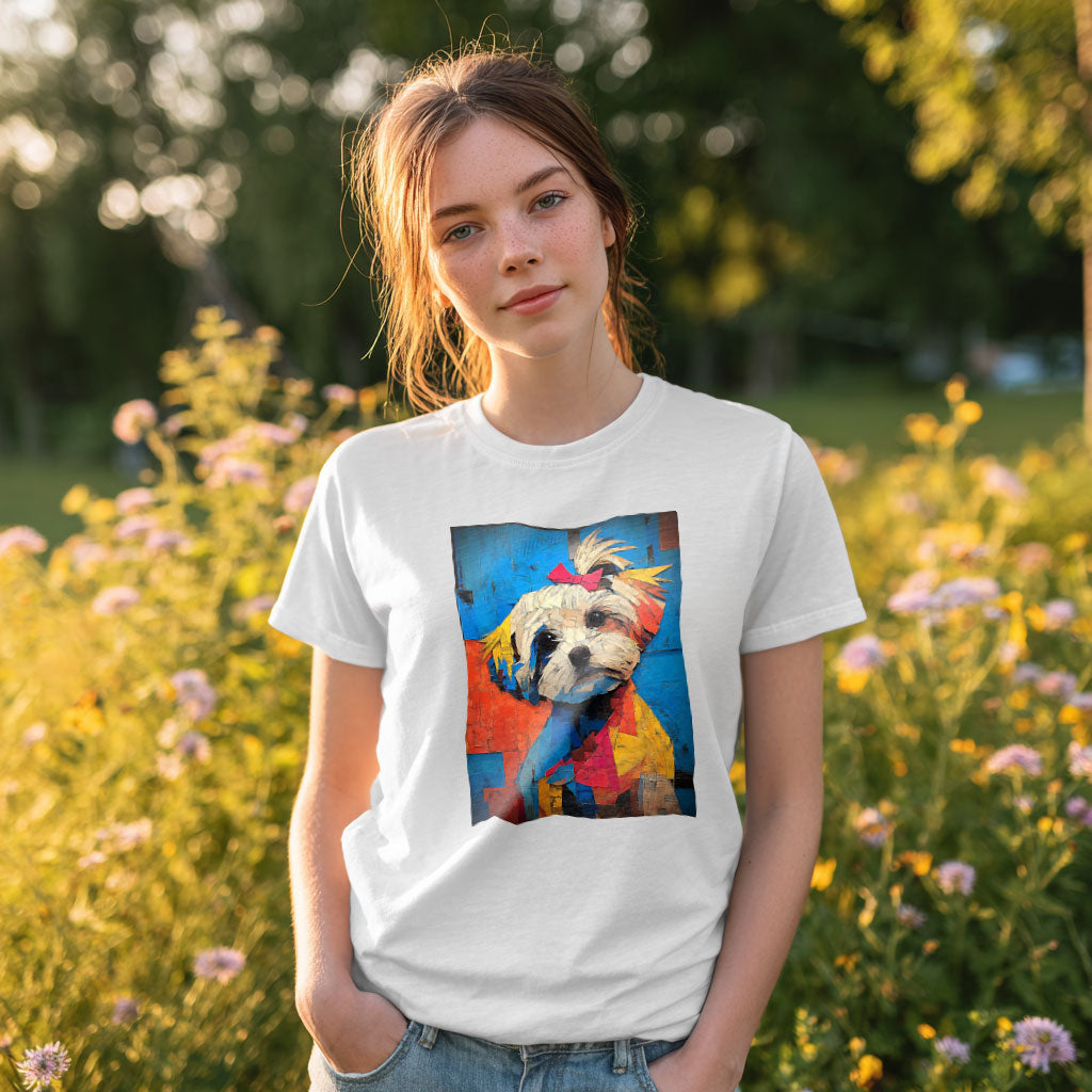 Maltese "Mosaic Mutt" T-shirt