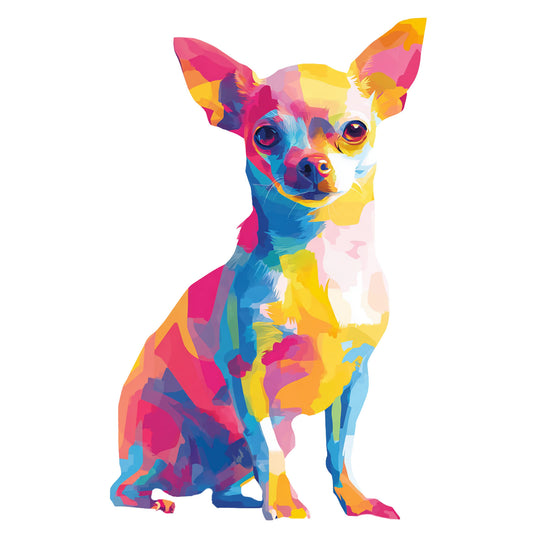 Chihuahua "Colorful Canine" T-shirt